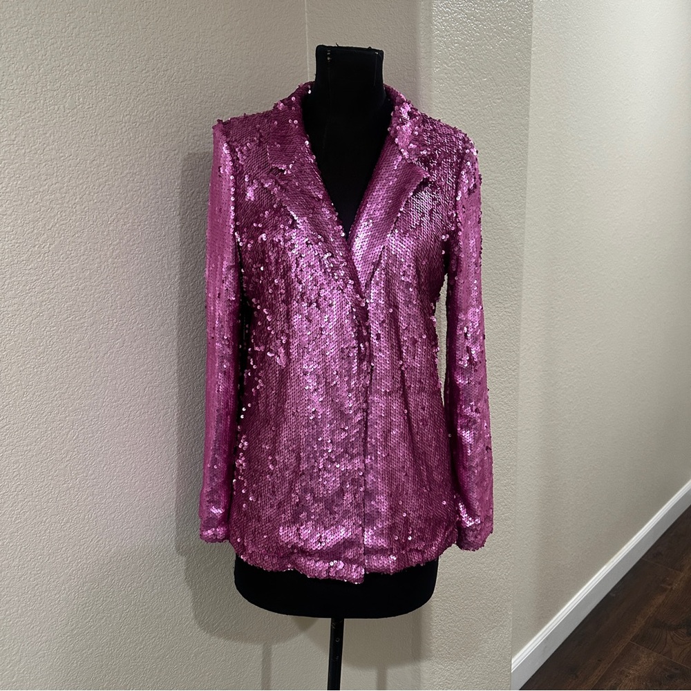 TCEC Fuchsia Sequin Jacket